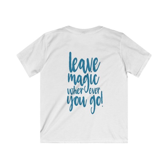 SBC Kids Unicorn Magic Short Sleeve Navy Tee - Picture 10 of 10